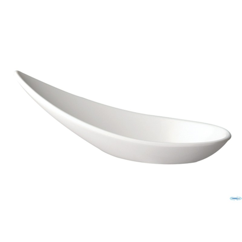 MING HING-CUCCHIAIO FINGERFOOD CM 10X4,5 IN MELAMINA BIANCO TOP QUALITY, ORIGINALE
