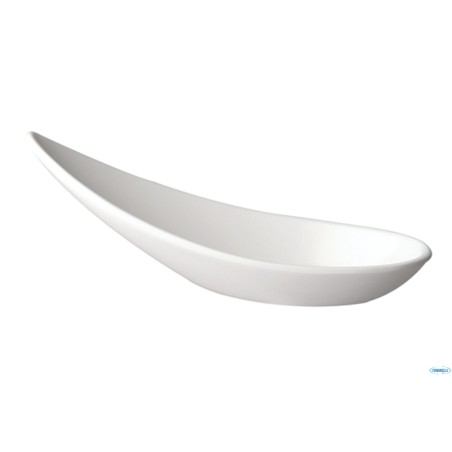 MING HING-CUCCHIAIO FINGERFOOD CM 10X4,5 IN MELAMINA BIANCO TOP QUALITY, ORIGINALE