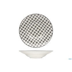MOSAIK-PIATTO PASTA CM.27,5 DECORO BLACK RH40654-J99F