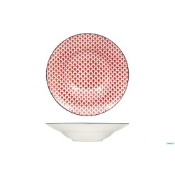MOSAIK-PIATTO PASTA CM.27,5 DECORO RED RH40654-J63B