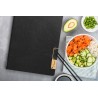 NATURE-PORTAMENU IN FIBRA NATURALE COMPLETAMENTE IMPERMEABILE A4 COLORE NERO CM 24,5X34    MC-NTA4-BL