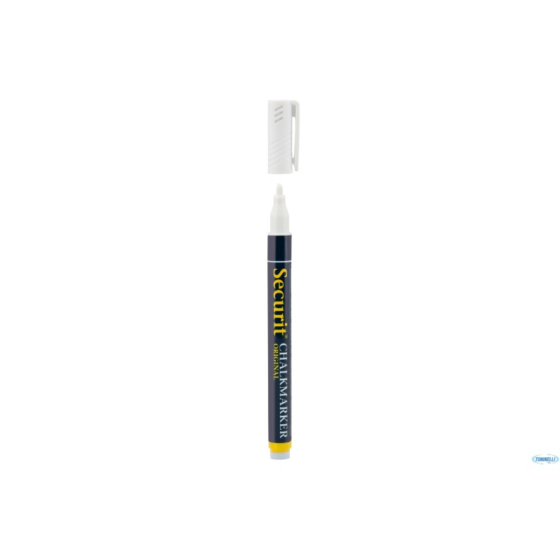 PENNARELLO A GESSO LIQUIDO SINGOLO, PUNTA FINE 1-2 MM, COLORE BIANCO    SMA100-WT