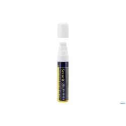 PENNARELLO A GESSO LIQUIDO SINGOLO, PUNTA GRANDE 7-15 MM, COLORE BIANCO    SMA720-WT