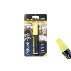 PENNARELLO A GESSO LIQUIDO SINGOLO, PUNTA GRANDE 7-15 MM, COLORE GIALLO IN BLISTER   BL-SMA720-YE