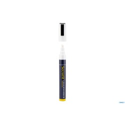 PENNARELLO A GESSO LIQUIDO SINGOLO, PUNTA MEDIA 2-6 MM, COLORE BIANCO    SMA510-WT