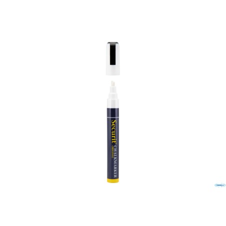 PENNARELLO A GESSO LIQUIDO SINGOLO, PUNTA MEDIA 2-6 MM, COLORE BIANCO    SMA510-WT
