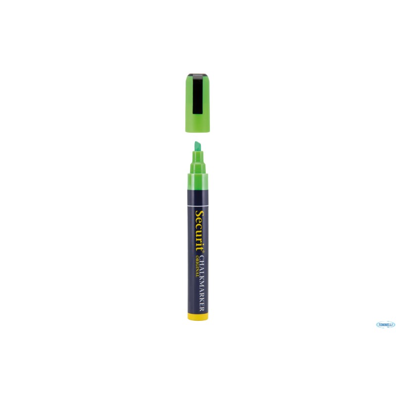 PENNARELLO A GESSO LIQUIDO SINGOLO, PUNTA MEDIA 2-6 MM, COLORE VERDE SMA510-GR