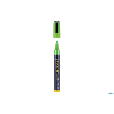 PENNARELLO A GESSO LIQUIDO SINGOLO, PUNTA MEDIA 2-6 MM, COLORE VERDE SMA510-GR