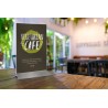 PORTAPOSTER DA TAVOLO IN ACRILICO CON BASE IN ACCIAIO INOX FORMATO A4, CM 20,7X33,2X7,5     PFT-ACM-A4