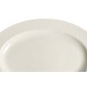 RIPPLE-PIATTO OVALE CM 32 A FALDA- ALLUMINA