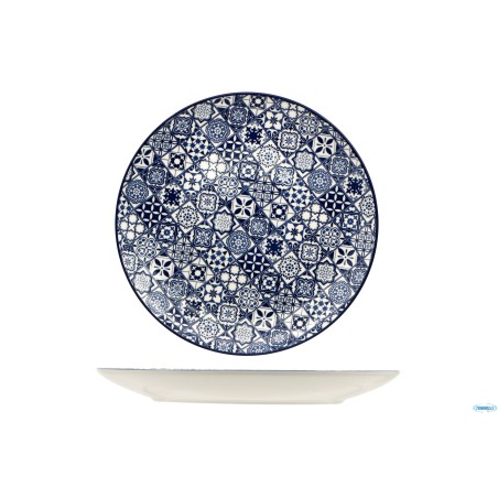 SINTRA BLUE-PIATTO PIANO CM.28,5  RH40069-11.25-JS106D