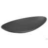 ZEN-COPPA OVALE IN MELAMINA NERA EFFETTO GRES CM.30X17 H.5 83739