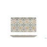 AGADIR KIMI - PIATTO RETTANGOLARE PORCELLANA DECORATO CM 29X17,5