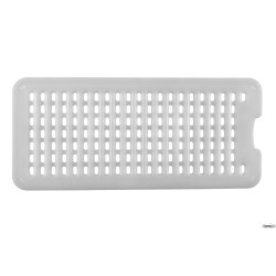 ARAVEN FALSO FONDO FORATO GASTRONORM 1.3  MM 260X115XH.20 BIANCO 00242