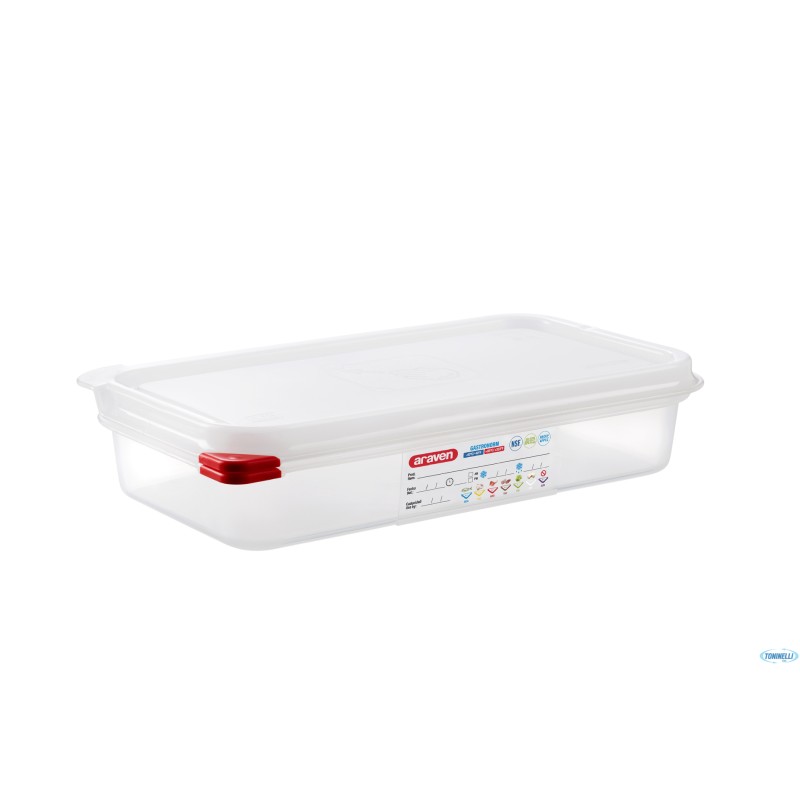 ARAVEN GASTRONORM ERMETICO 1.3 L.2,5 325X176X65 3029 ARAVEN GASTRONORM ERMETICO 1.3 L.2,5 325X176X65 3029