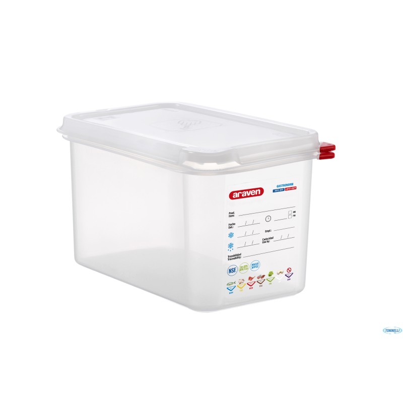 ARAVEN GASTRONORM ERMETICO 1.4 L.4,3 265X162X150 3028 ARAVEN GASTRONORM ERMETICO 1.4 L.4,3 265X162X150 3028