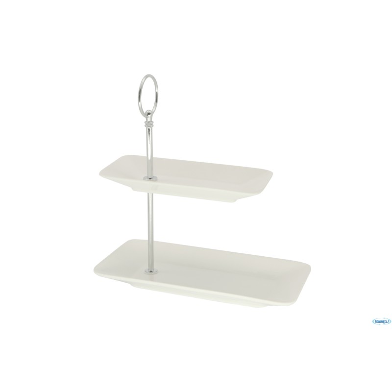 B.B. WHITE-ALZATA 2 PIANI RETTANGOLARE CM.23X11,6XH.26  BA1050-Z01