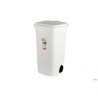 BIDONE PORTARIFIUTI BIANCO LT.80 CON COPERCHIO 80-BIL