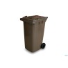 BIDONE RACCOLTA DIFFERENZIATA LT.120 MARRONE  1-120-5BRB
