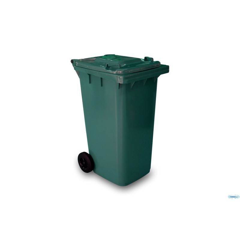 BIDONE RACCOLTA DIFFERENZIATA LT.120 VERDE  1-120-5VES