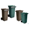 BIDONE RACCOLTA DIFFERENZIATA LT.120 VERDE  1-120-5VES