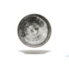 BLACK ROUND-PIATTO PIANO SIVIGLIA DECORATO CM.28