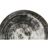 BLACK ROUND-PIATTO PIANO SIVIGLIA DECORATO CM.28