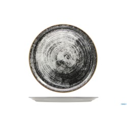 BLACK ROUND-PIATTO PIZZA NAPOLI DECORATO CM.31  04Z07019