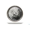 BLACK ROUND-PIATTO PIZZA NAPOLI DECORATO CM.33