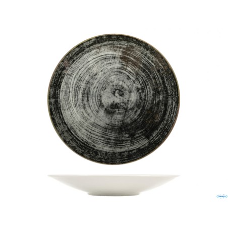 BLACK ROUND-PIATTO PORTATA KONOS CM 28 04551Z07