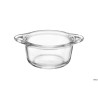 BUFFET CASSERUOLA IN VETRO TEMPERATO A 2 MANICI CL.30 H.5,8 DIAMETRO CM.14 125610MTX121990