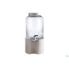 BUFFET-DISPENSER PER BEVANDE CM 22XH.45 LITRI 7 RUBINETTO IN ACCIAIO INOX CONTENITORE IN VETRO 10400