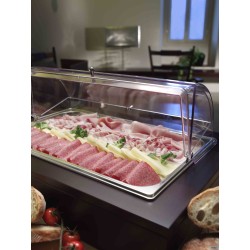 BUFFET-VASSOIO AFFETTATI REFRIGERATO CON CUPOLA CM.64X46XH.30  51130950