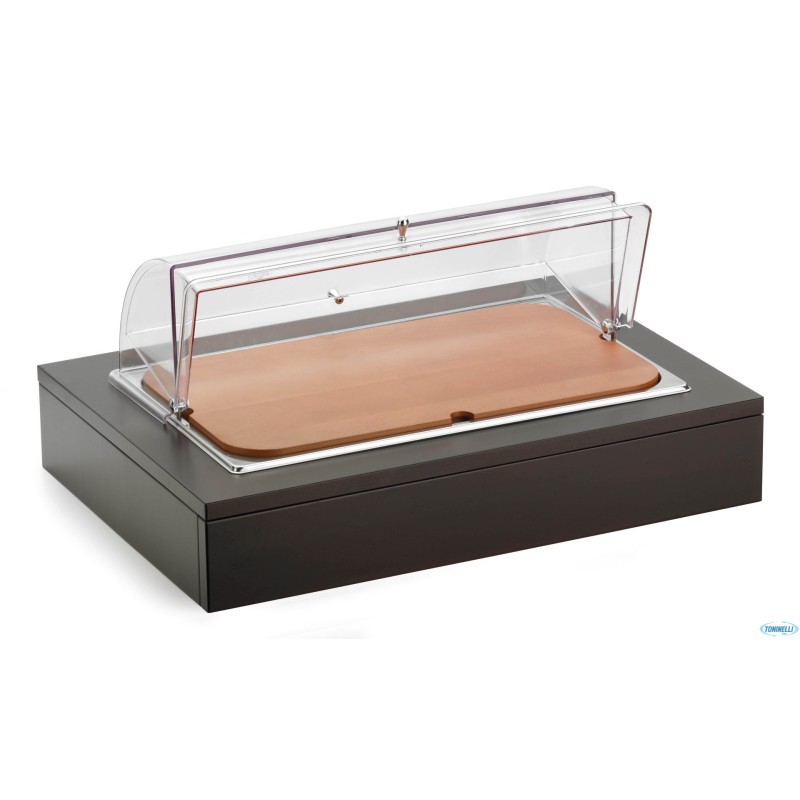 BUFFET-VASSOIO FORMAGGI CON TAGLIERE POLIETILENE CM.64X46XH.30   51130940