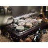BUFFET-VASSOIO FORMAGGI CON TAGLIERE POLIETILENE CM.64X46XH.30   51130940