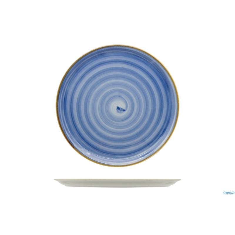 CIRCUS SPIRALE BLU-PIATTO PIZZA CM.33  04018-Z18