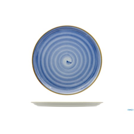 CIRCUS SPIRALE BLU-PIATTO PIZZA CM.33  04018-Z18