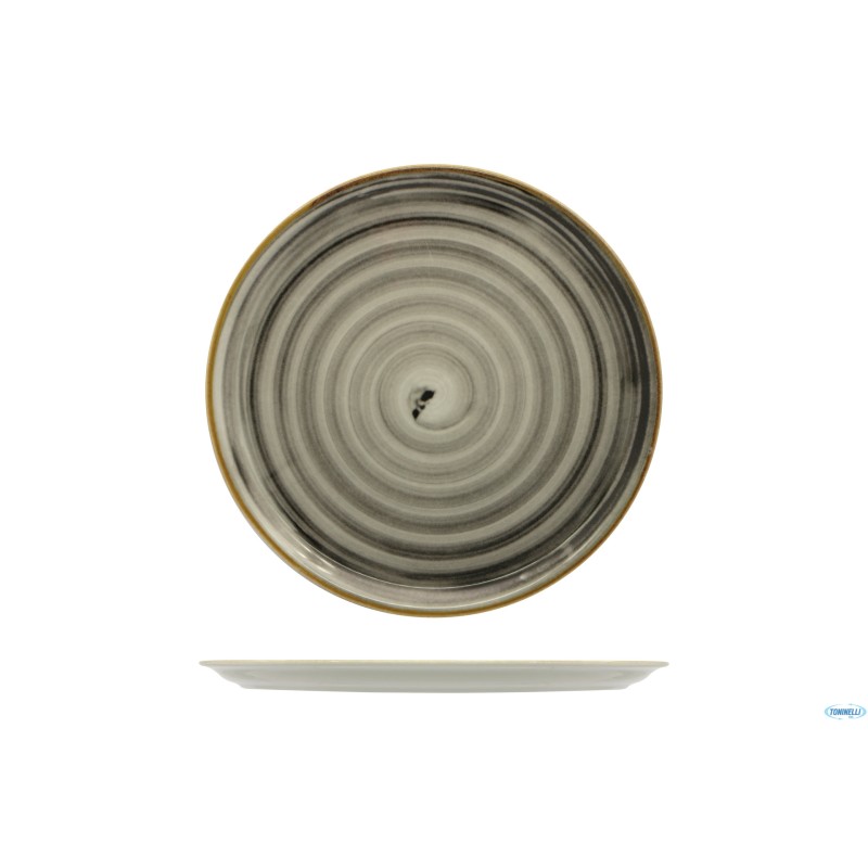 CIRCUS SPIRALE NERO-PIATTO PIZZA CM.33  04018-Z19