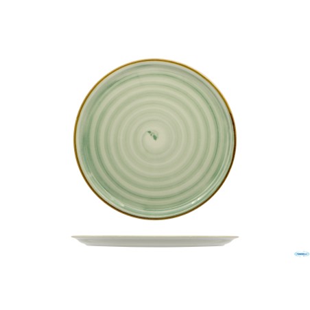 CIRCUS SPIRALE VERDE-PIATTO PIZZA CM.33  04018-Z17