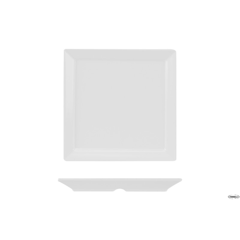EFAY PETIT MELAMINA-PIATTINO ROSEMARY BIANCO 10X10X0,8 E515804