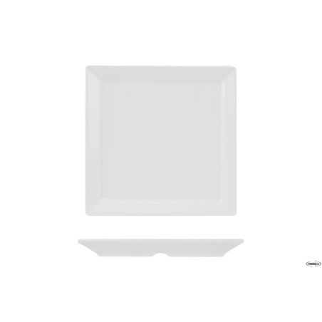 EFAY PETIT MELAMINA-PIATTINO ROSEMARY BIANCO 10X10X0,8 E515804