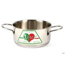 ITALY - CASSERUOLA INOX 18-10 2M CM.18 40333 PER INDUZIONE