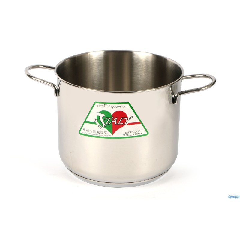 ITALY - PENTOLA ALTA INOX 18-10 CM.14 40360 PER INDUZIONE ITALY - PENTOLA ALTA INOX 18-10 CM.14 40360 PER INDUZIONE