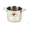 ITALY - PENTOLA ALTA INOX 18-10 CM.18  40362 PER INDUZIONE