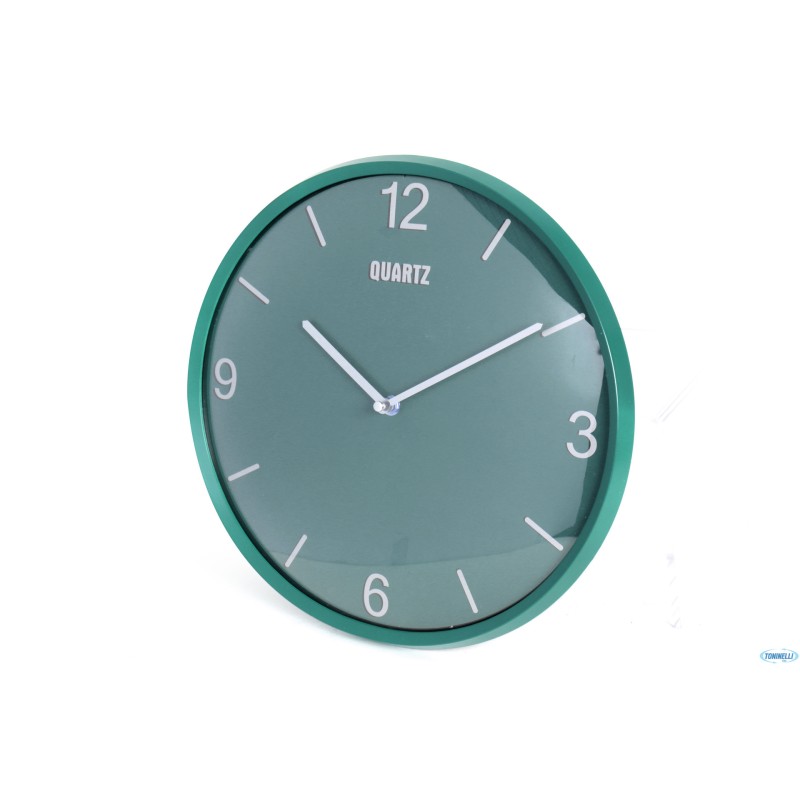 OROLOGIO PARETE TONDO CM.33 VERDE  EG6943-BM78
