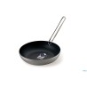 PADELLA ANTIADERENTE SVASATA  3MM ALTA SALTARE CON MANICO TUBOLARE CM 36 H 8