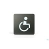 PITTOGRAMMI PVC NERO - DISABILE CM 16X16 PR6-D