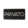 PITTOGRAMMI PVC NERO - PRIVATO CM 32,5X16 PR26-PR