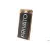 PITTOGRAMMI PVC NERO - PRIVATO CM 32,5X16 PR26-PR