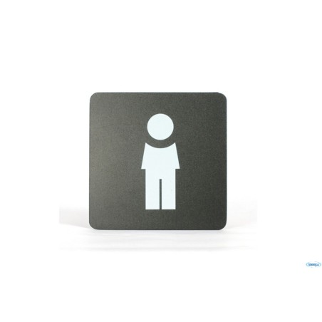 PITTOGRAMMI PVC NERO - UOMO CM 16X16 PR1-U